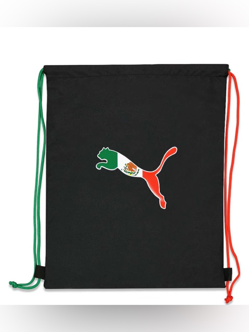 Puma - Mexico String Carrysack Bag with Adjustable Cord Strap FIFA World Cup